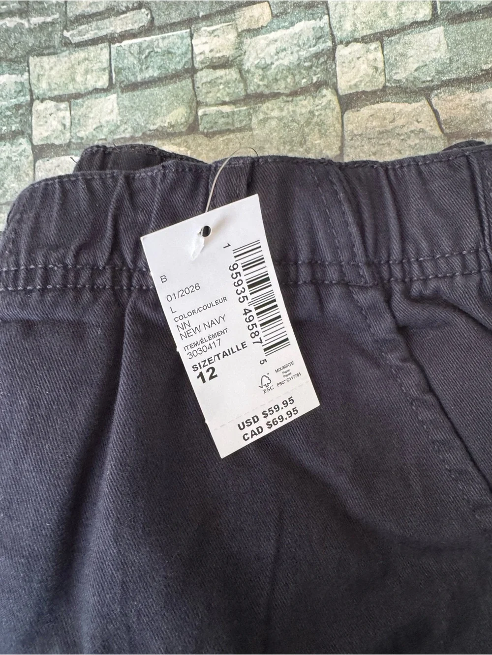 Boys Uniform Pull-On Pants Lot of 4 Sz 12